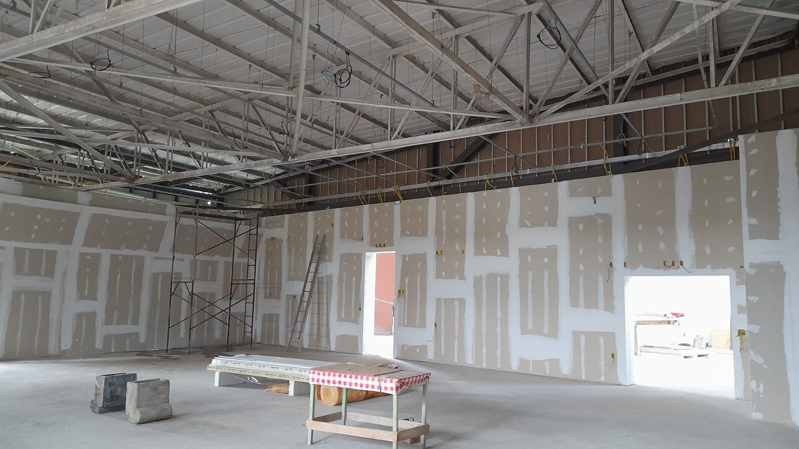 Parede alta drywall